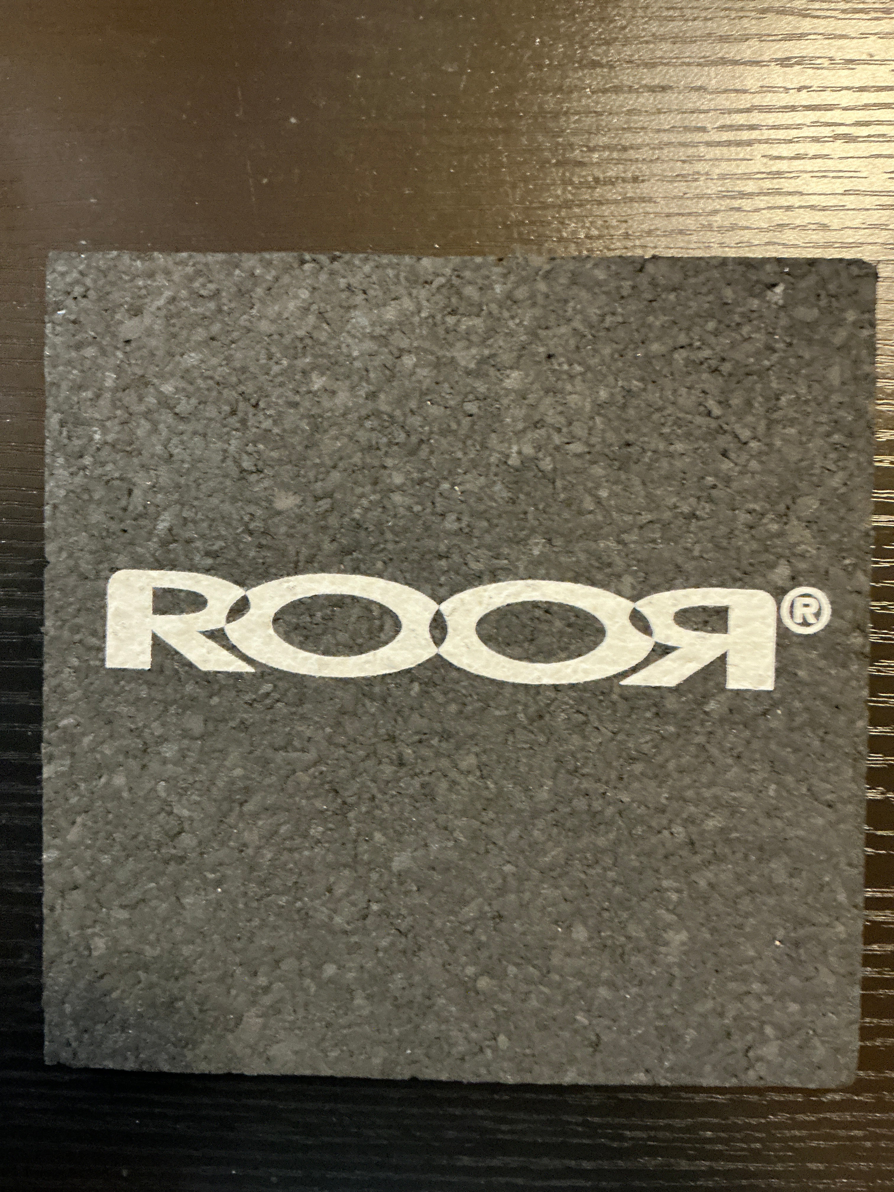RooR/East Coasters Squrare Mat White Logo
