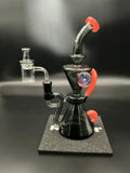 Mav Glass The Beverly SUBTL Collab Hourglass Recycler Black/Orange Pre-Loved