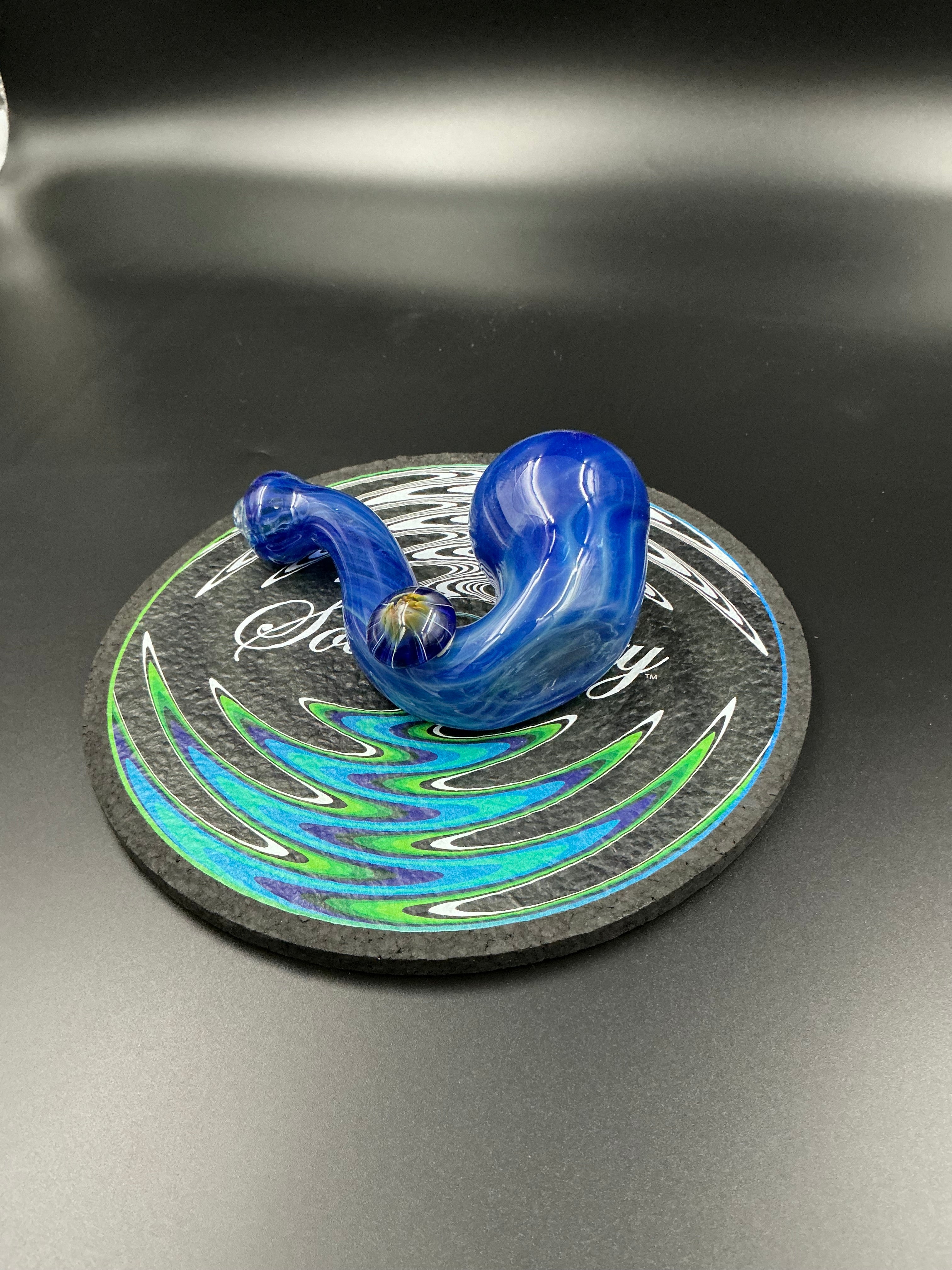 Robust Blue Sherlock Hand Pipe Pre-Loved