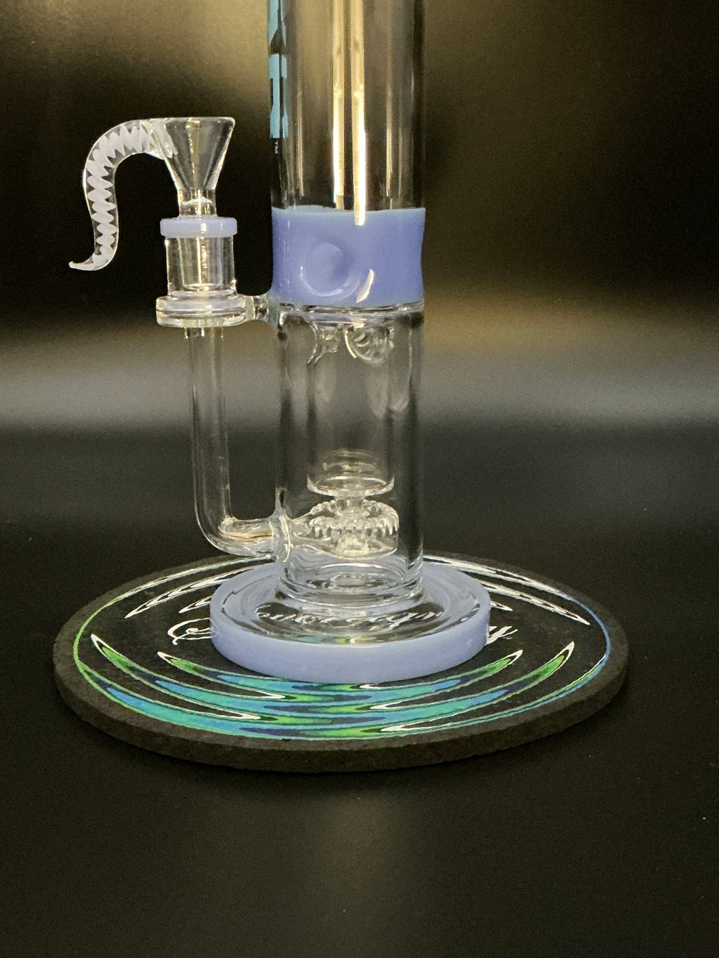 Pulsar Tube Incycler Glass Water Pipe 15"-Blue