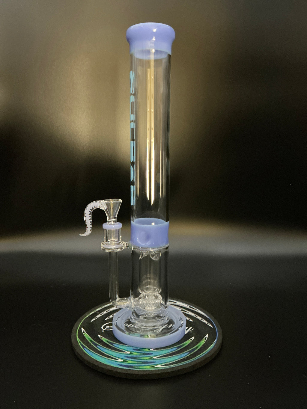 Pulsar Tube Incycler Glass Water Pipe 15"-Blue