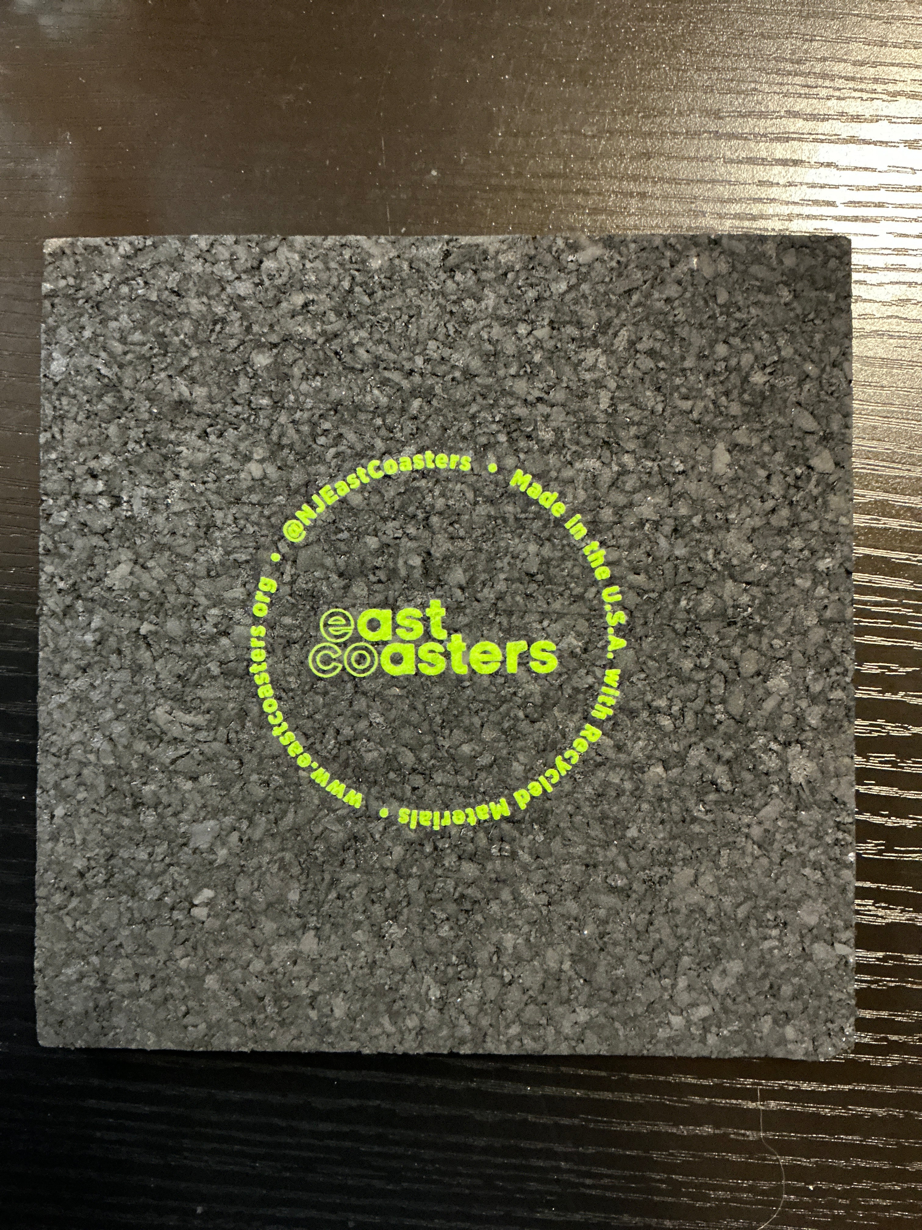 RooR/East Coasters Squrare Mat White Logo