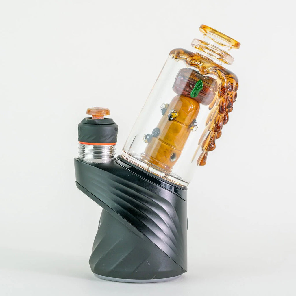 Empire Glassworks "Save the Bees" Glass Attachment for PuffCo Peak & Peak Pro