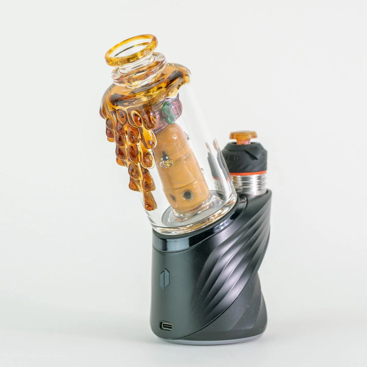 Empire Glassworks "Save the Bees" Glass Attachment for PuffCo Peak & Peak Pro