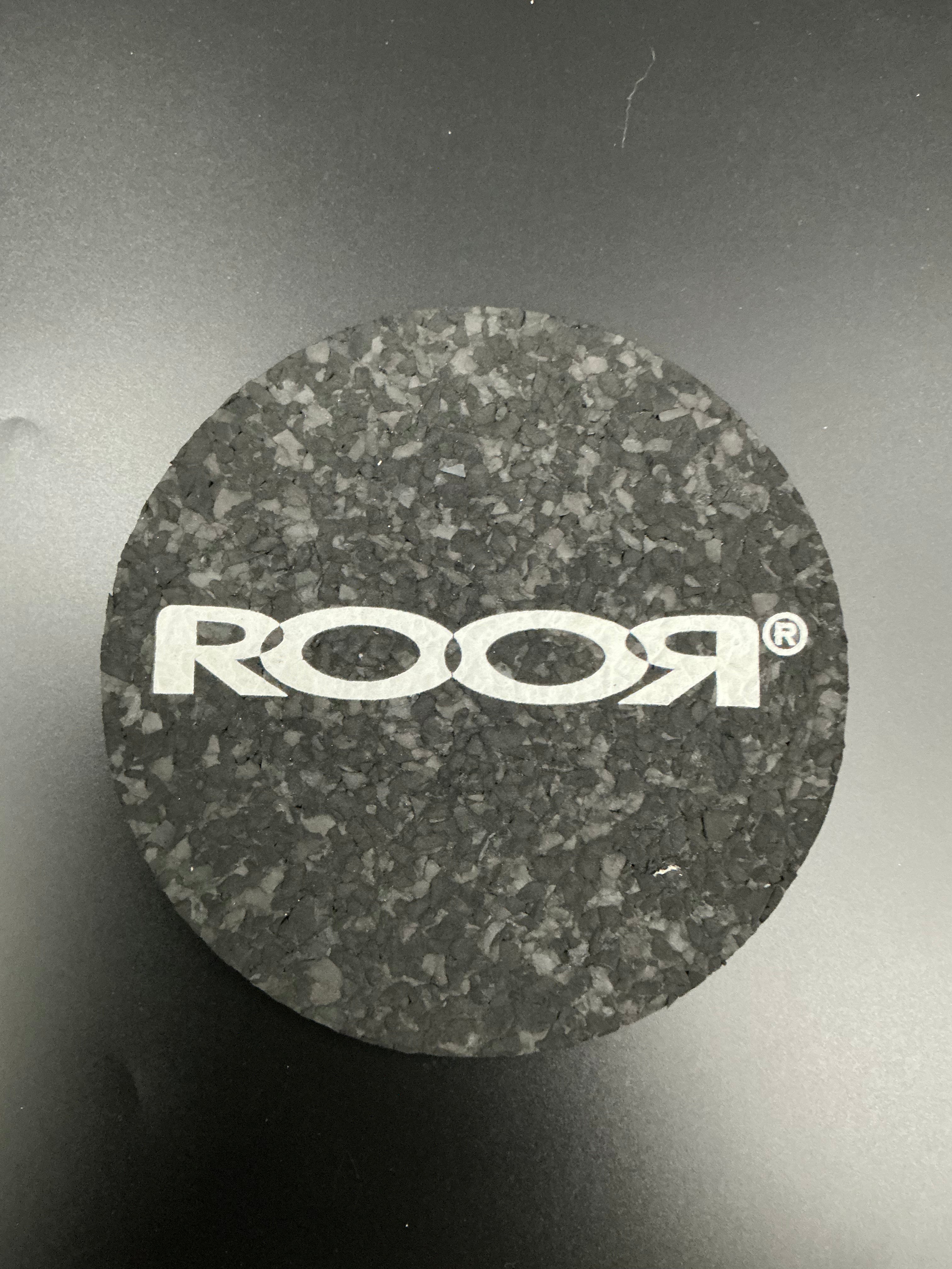 RooR/East Coasters Round Mat White Logo