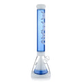 Mav 18" Manhattan Pyramid Beaker Blue and White