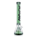 Mav 18" Manhattan Pyramid Beaker Transparent Black and Sea Foam