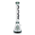 Mav 18" Manhattan Pyramid Beaker Transparent Black and White