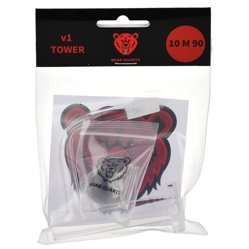 Bear Quartz V1 Tower Banger Set | 3pc | 90 Degree