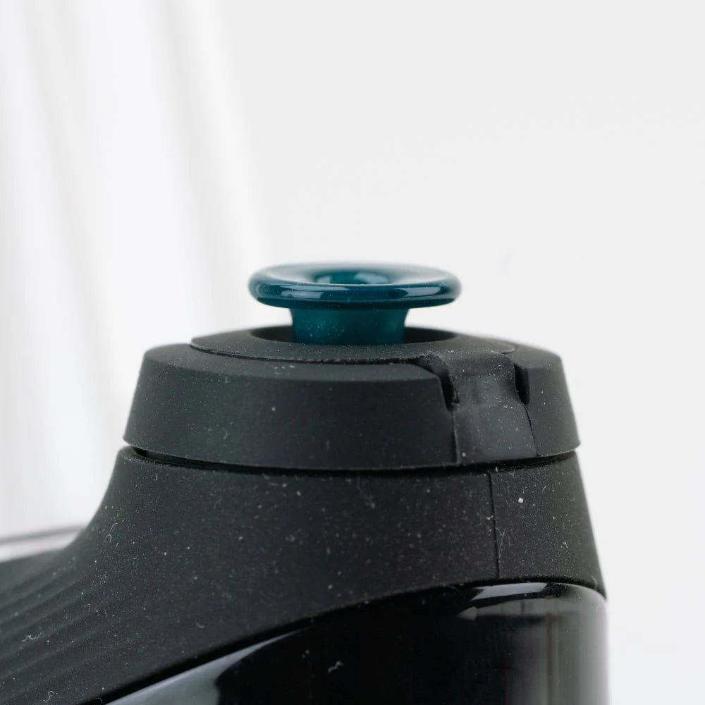 Empire Glassworks PuffCo 'New Peak' & Proxy Glass Joystick Cap - Blue Lagoon