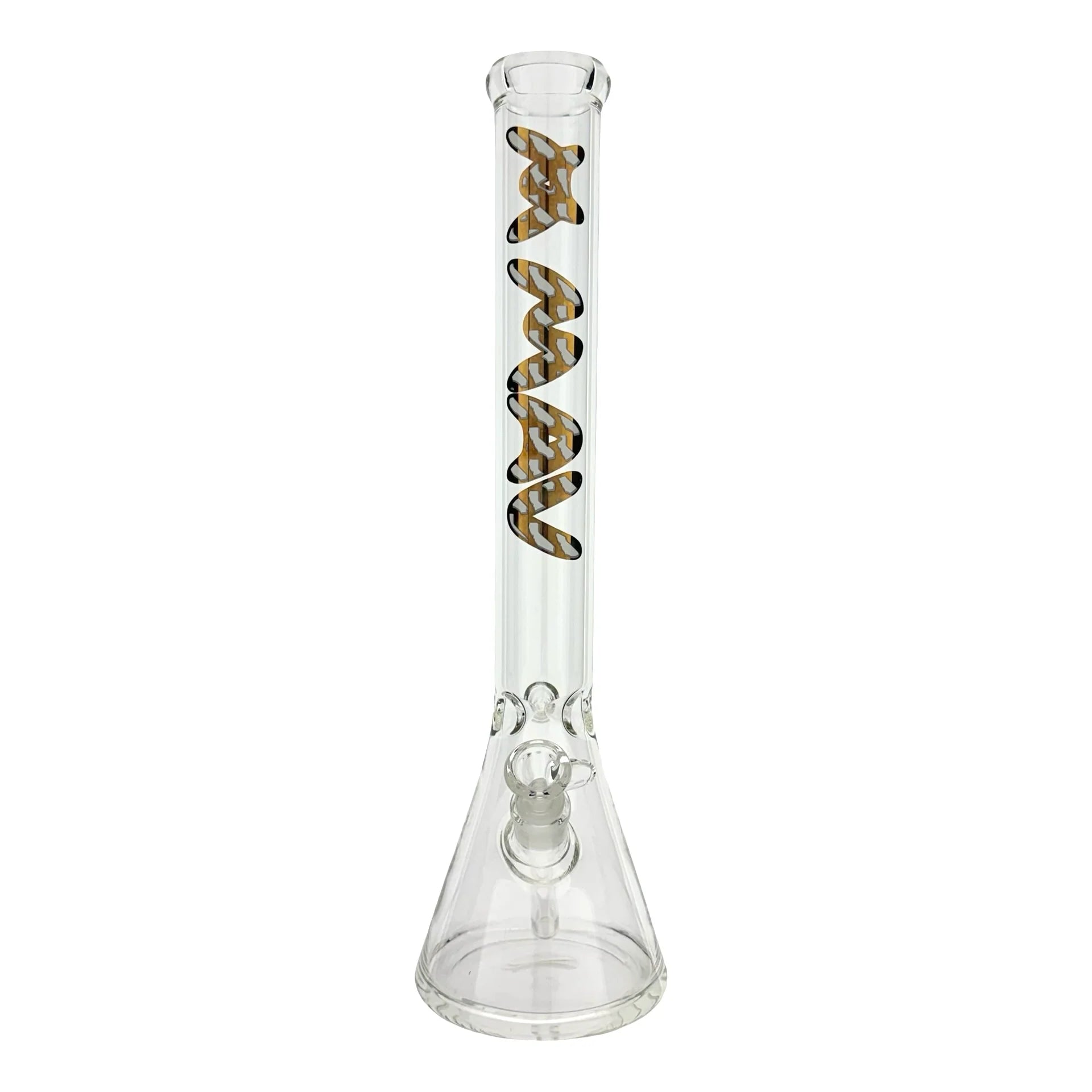 Mav 18" Golden Flag Cali Logo Beaker Bong