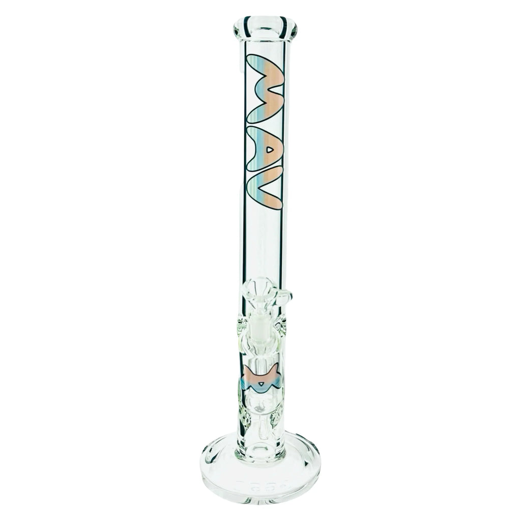Mav 18" x 9mm Vice 2.0 Slab straight Bong + Ash Catcher Combo