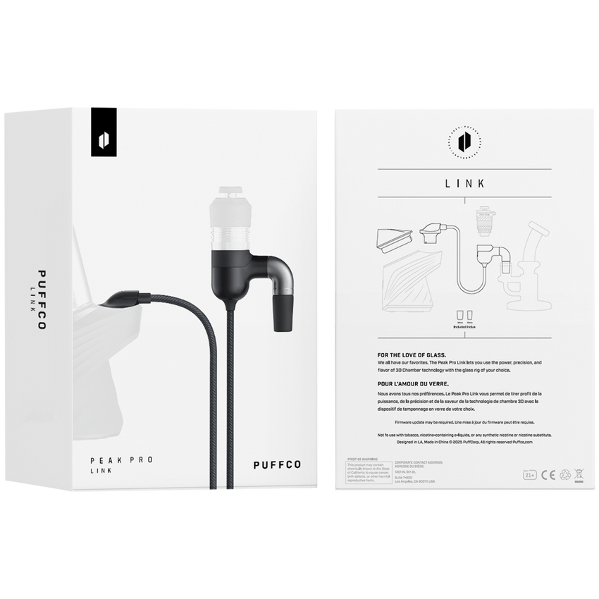 Puffco Peak Pro Link Water Pipe Adapter | 10/14mm M